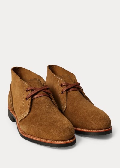 Ralph Lauren Roughout Suede Støvler Herre Danmark (BGTAD9651)